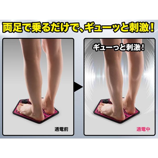 EMS 足裏 脚やせ 美脚 筋肉 電気 刺激 フットエクサペンタゴン EMS 足裏 脚やせ 美脚 筋肉 電気 刺激 フットエクサペンタゴン