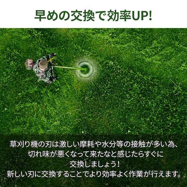 チップソー 替刃 255mm 60枚刃 3枚セット 替え刃 草刈機 草刈り機 草刈り用 チップソー刃 草刈刃 刈払機 刃｜masuda-shop｜03