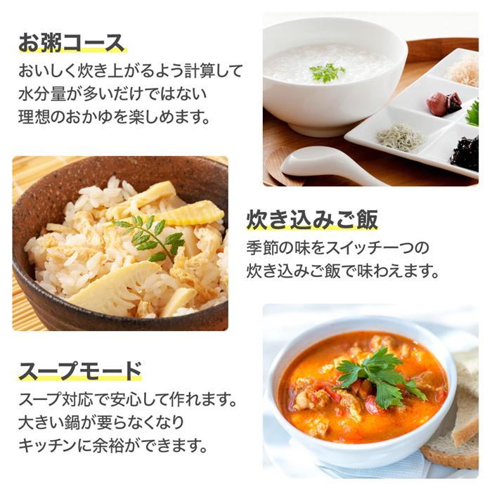 炊飯器 3合炊き 1人暮らし用 3号 安い 炊飯ジャー 多機能 白米 玄米 お