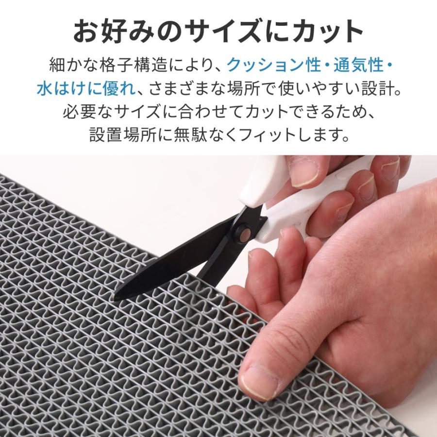 滑り止めマット 屋外 滑り防止マット PVC 91cm×5m 屋内 水切りマット