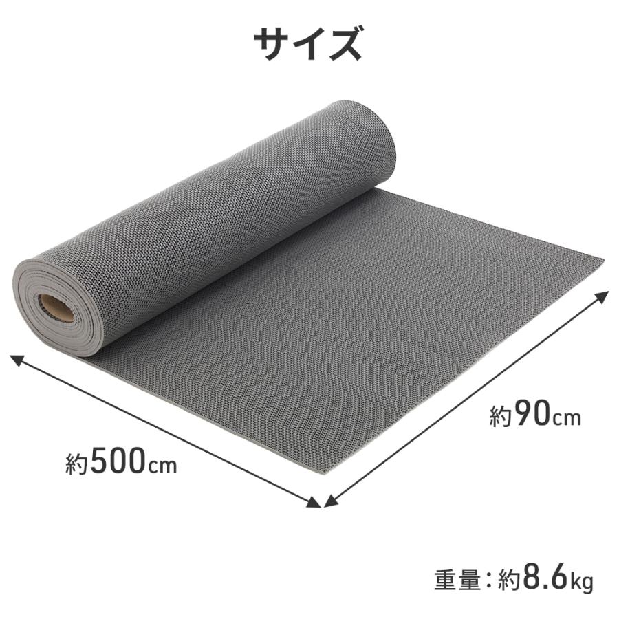 キッチンバルコニーフロアマットロング軽量吸収性滑り止めマット キッチンマット マルチマット ペルセ ハデス 洗える 滑り止め 45×75cm
