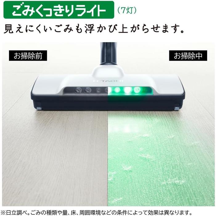 HITACHI サイクロン式 スティッククリーナー PV-BL30C4 PV-BL30C4 コードレススティッククリーナー 日立 ホワイト色