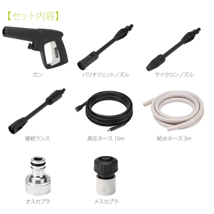お取り置き中 高圧洗浄機 家庭用 洗車 掃除 Z2-655-10 Vittorio ヴィットリオ ZAOH