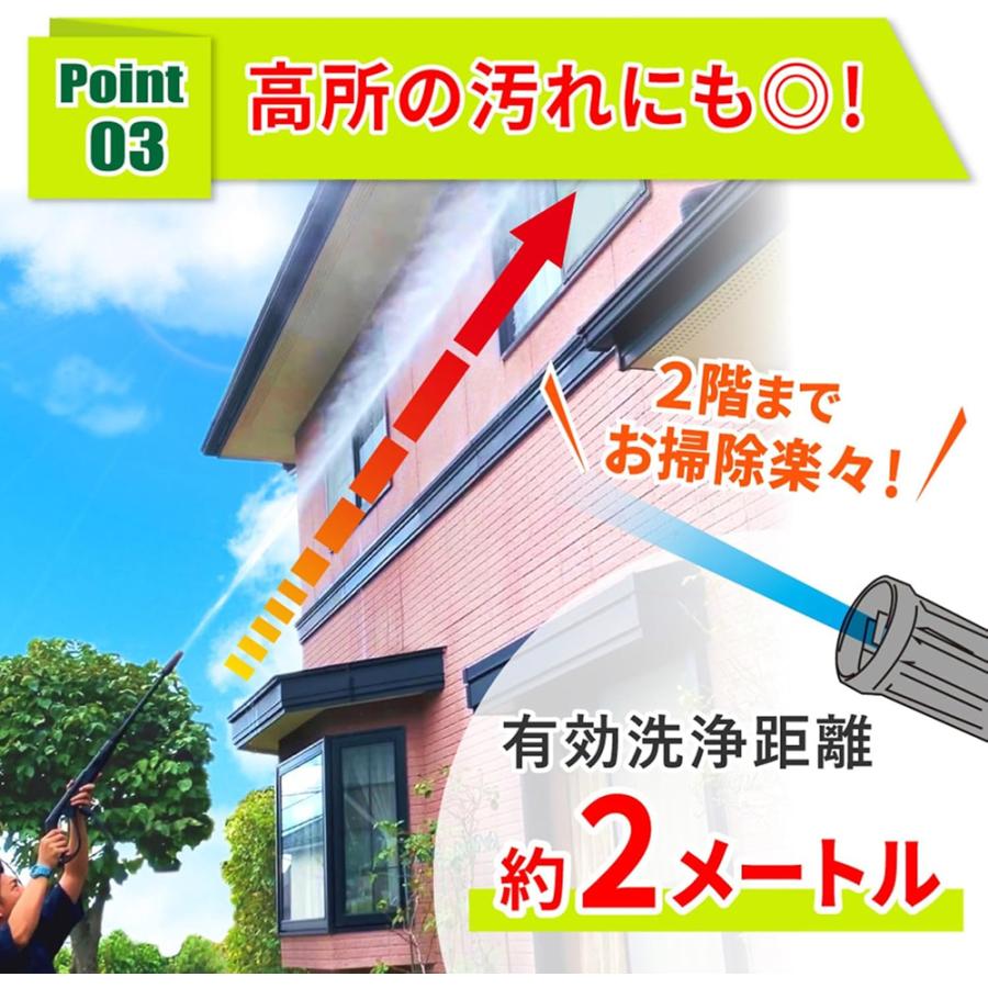 高圧洗浄機 家庭用 洗車 掃除 Z3-755-20N Vittorio ヴィットリオ ZAOH