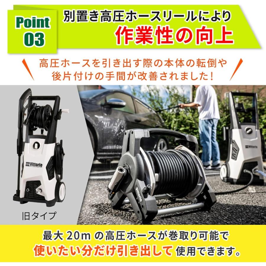 かわうそ 高圧洗浄機 家庭用 洗車 掃除 Z3-755-20NR Vittorio ヴィットリオ ZAOH