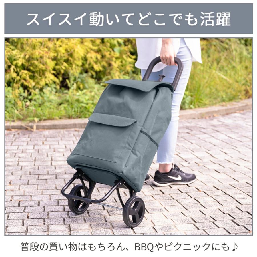 ショッピングカート 折りたたみ 保温 保冷 2輪 おしゃれ 軽い 買い物