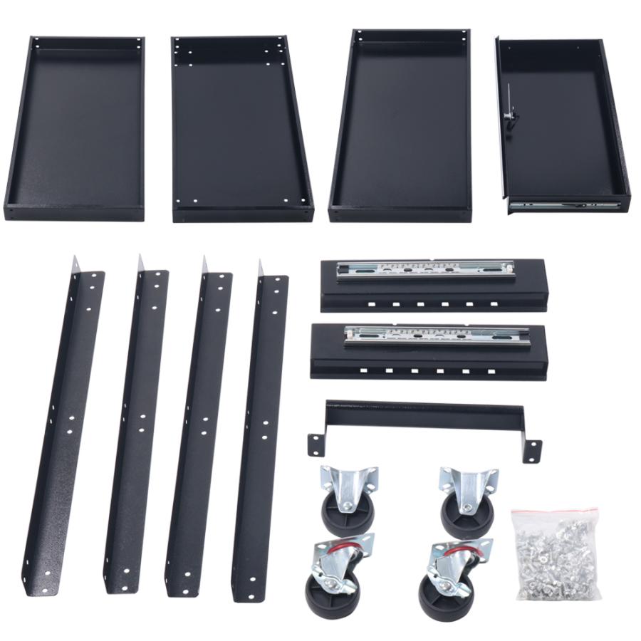 ツールワゴン ツールカート 3段 工具ワゴン 工具収納 キャスター付き