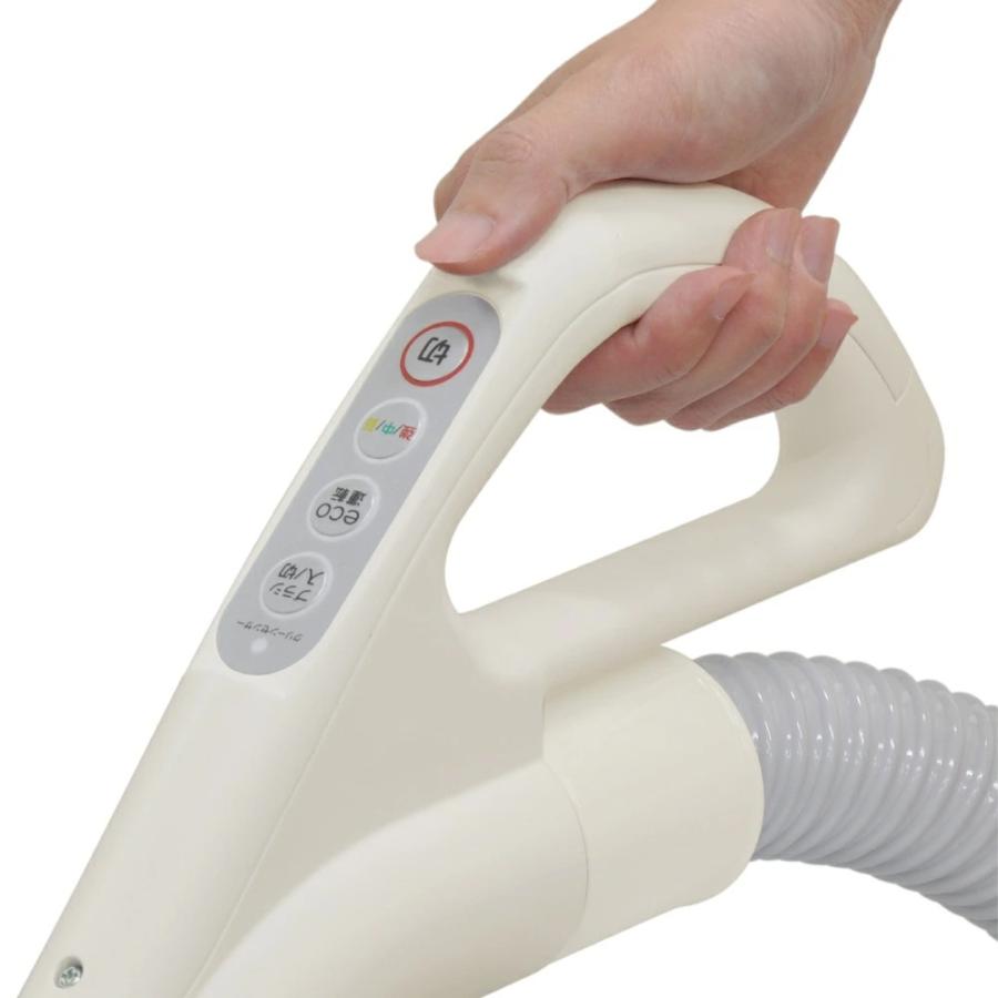 キャニスターサイクロンクリーナー　オフホワイト 掃除機 サイクロン式 キャニスター 軽い クリーナー 軽量 手元スイッチ