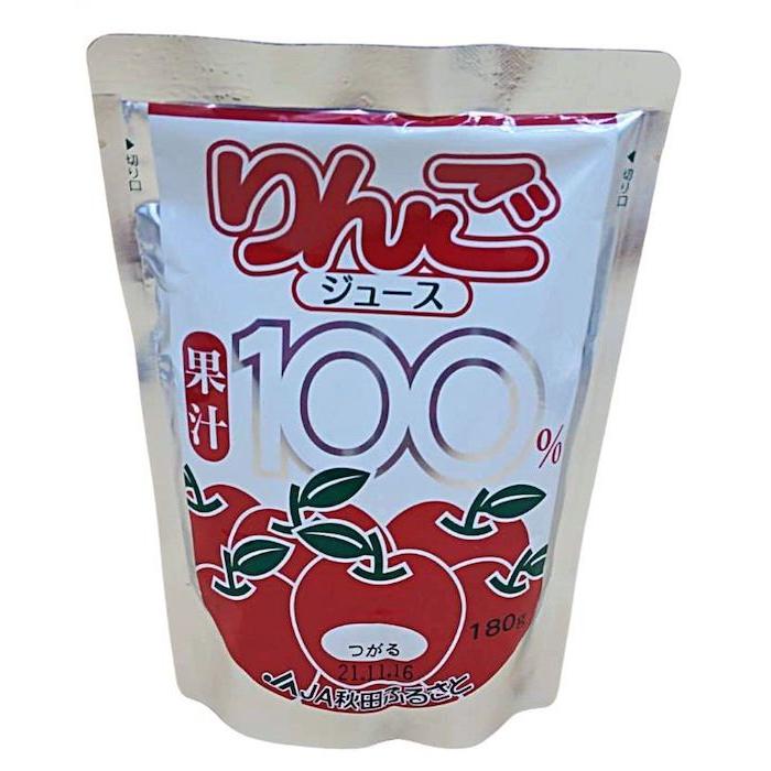 送料無料 JA秋田ふるさと無添加 つがる りんごジュース 20パック