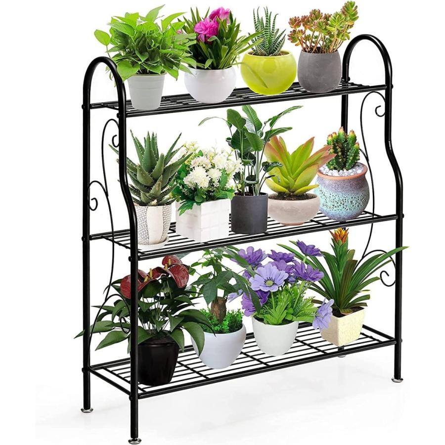 50 Off 屋外 ベランダ 鉢植えスタンド 物置 花台 園芸ラック 鉄 プランタースタンド フラワースタンド ガーデンラック Tangkula 室内 盆栽 多機能 その他ガーデニング 園芸用品 Equimax Com Do
