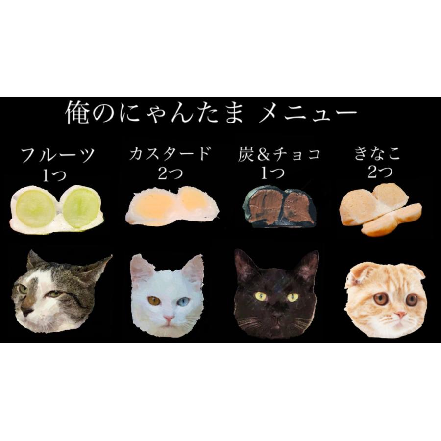 フルーツはシャインマスカットです 新感覚大福 俺のにゃんたま 4種の猫で4つの味 すぐに発送出来ます Orenonyantama 増田おじさんのグルメ工房 通販 Yahoo ショッピング