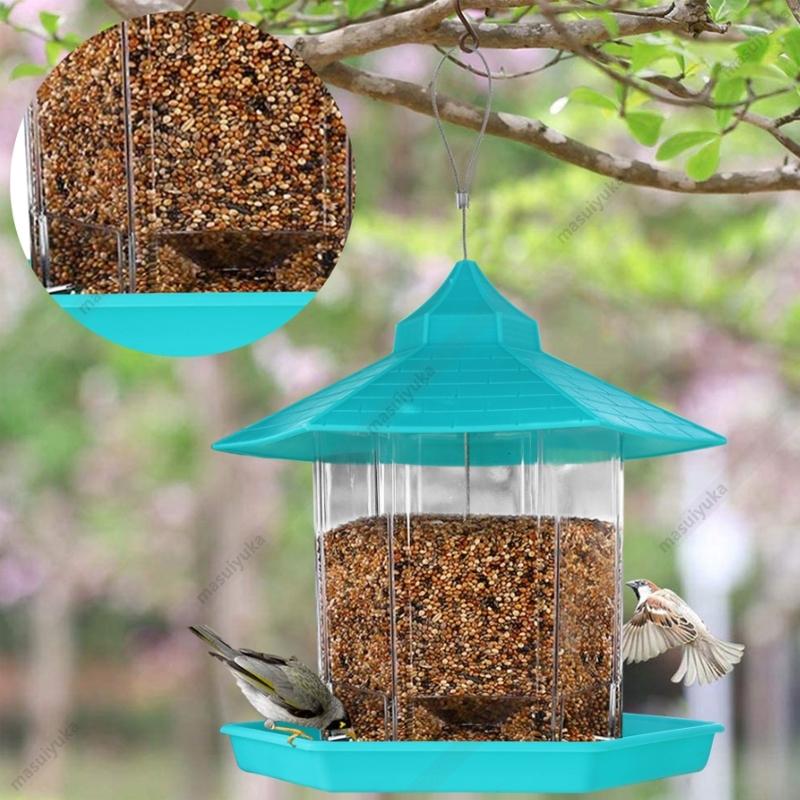 3点セット バードフィーダー 鳥の餌入れ 野鳥観察に 吊下げ式給餌 バードフィーダー 野鳥フィーダー 屋外バードフィーダー 金属バードフィーダー 吊り鳥フィーダー 用 Vladatk Kim Ba