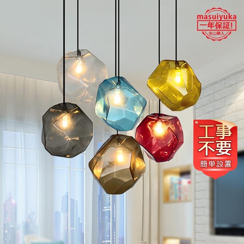 送料無料 ペンダントライト 北欧 おしゃれ ガラス アンティーク ステンドグラス 天井照明 ダイヤモンド型 キッチン ダイニング 和室 洋室 玄関 吊下げ灯 1灯 Masuiyuka Jd Dd 52 Masuiyuka照明器具 通販 Yahoo ショッピング