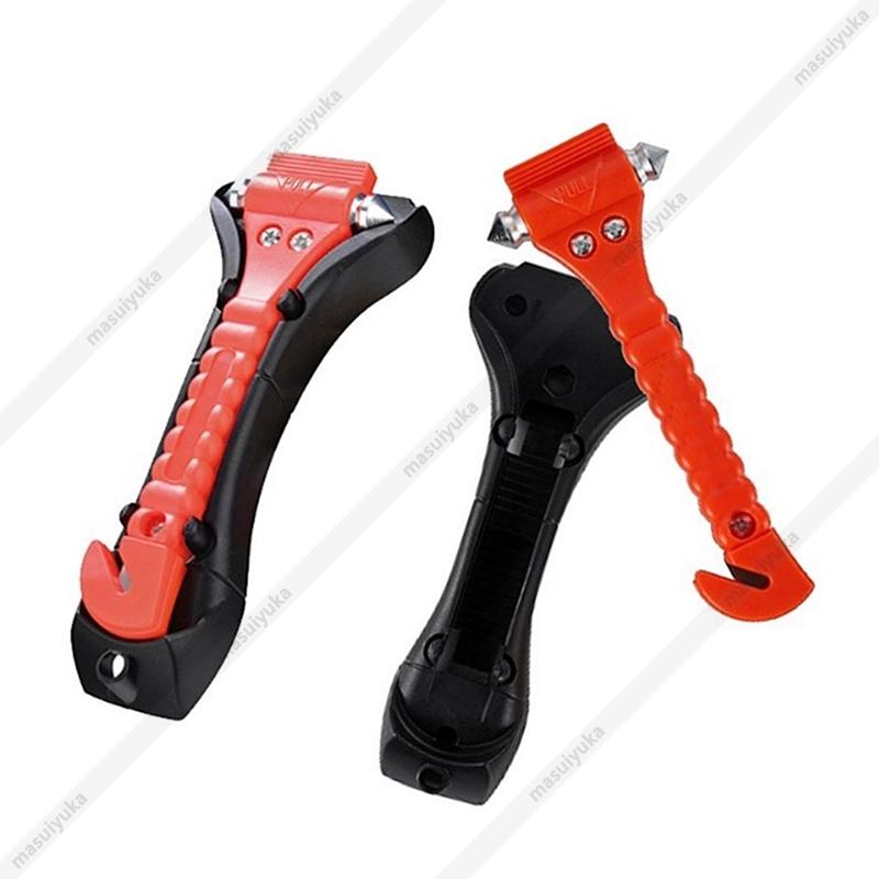 21セール 車用 緊急脱出用ハンマー ガラスハンマー 緊急脱出ハンマー 災害 防災 2個セット 安全ハンマー シートベルトカッター Take A Breath Gr