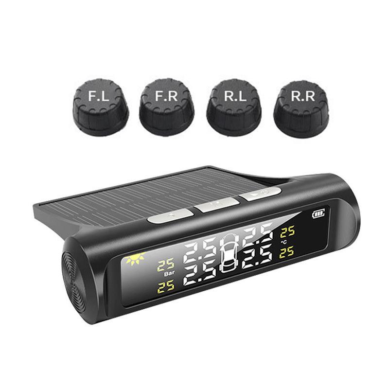 TPMS タイヤ 空気圧センサー 無線 ソーラー/USB給電 空気圧モニター IP67防水 防塵 安全 外部 軽自動車用 空気圧温度測定 四輪即時 空気圧監視 警報 取付簡単 :masuiyuka-qp-tyjcq-01:masuiyuka照明器具 通販 タイヤ空気圧センサー タイヤ空気圧モニター 防水 タイヤ空気圧監視システム TPMS 空気圧 温度 リアルタイム監視 計測 ソーラー充電 USB充電