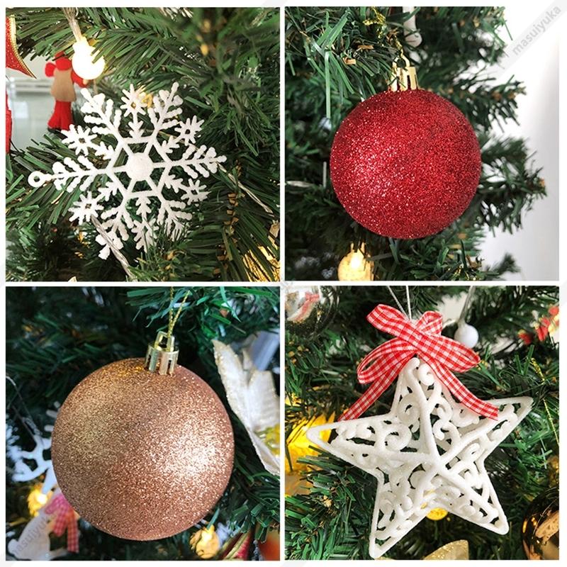 クリスマスツリー ツリー オーナメントセット オーナメント led 北欧 ボール セットクリスマス 安い 組み立て簡単 おしゃれ 150cm クリスマスツリーセット|masuiyuka|04
