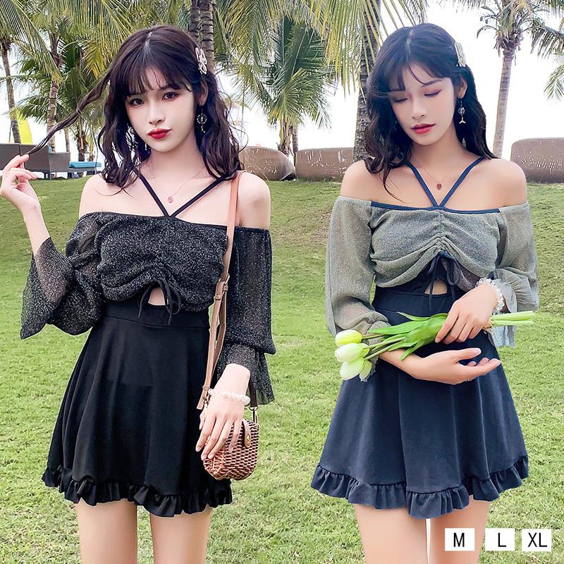 水着 レディース ワンピース 体型カバー ママ水着 代 30代 40代 50代 大人 長袖 かわいい おしゃれ ホルターネック 韓国風 ジム プール 女性用 大きいサイズ Masuiyuka Yy G 23 Masuiyuka照明器具 通販 Yahoo ショッピング