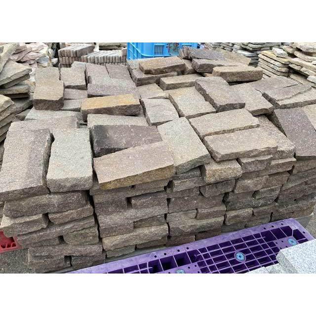 アウトレット部材 激安処分！ 鉄平石 200×100×20〜50 ピンコロ 二丁掛