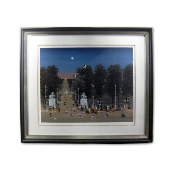 ミッシェル・ドラクロワ エッフェル塔の灯り シルクスクリーン