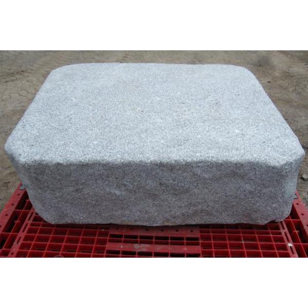 国産 御影石 沓脱石 一枚石 踏み石 真壁小目 MK23 台座 天然石 庭石