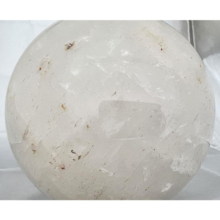 天然水晶 大きい 丸玉 珠 7.9kg 送料無料 大きい 水晶玉 天然石 鉱物 石 特大 結晶 塊 パワーストーン クォーツ スフィア 置物 風水 浄化_10