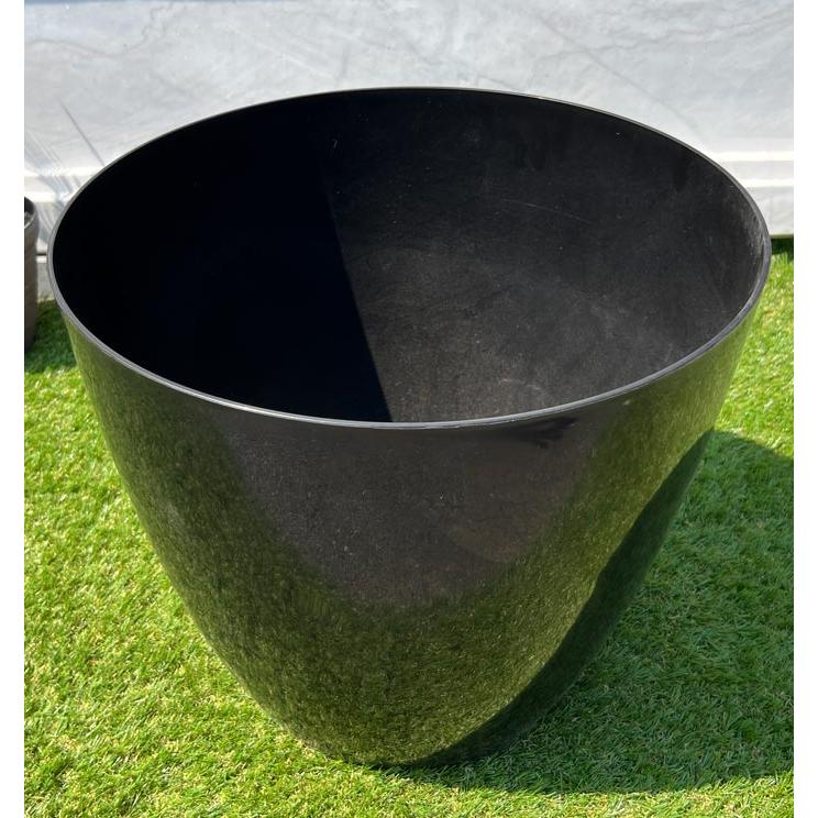 イタリア 65L プランター バイヨン 50cm 16号相当 BAYON50 大きい 軽い おしゃれ 大型 植木鉢 レッド ブラック 樹脂 観葉植物 特別セール品の画像