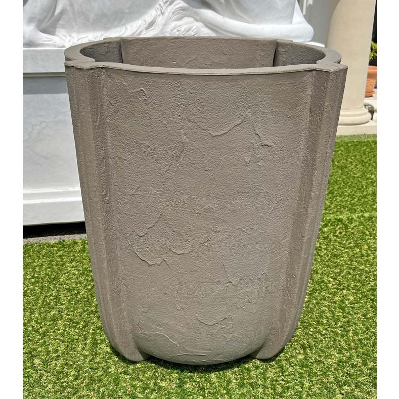 イタリア製 プランター カセッロ60 φ60cm 樹脂製 軽量 ラウンド 大型 大きい 深鉢 観葉植物 セメント風 フラワーポット【特別セール品】の画像