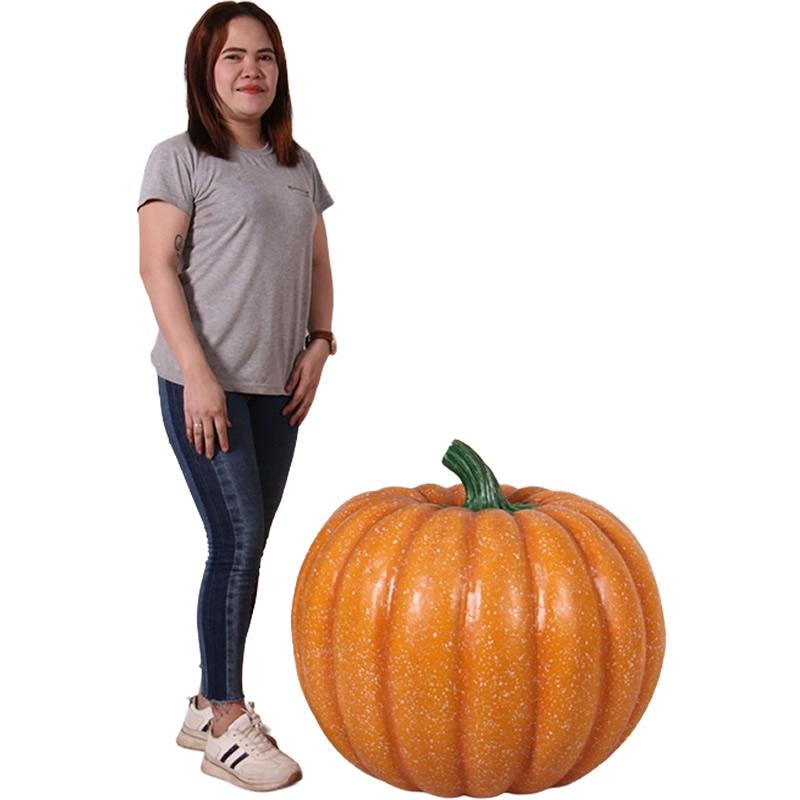 大きなハロウィンパンプキン W78cm 大きい 大型 オブジェ かぼちゃ