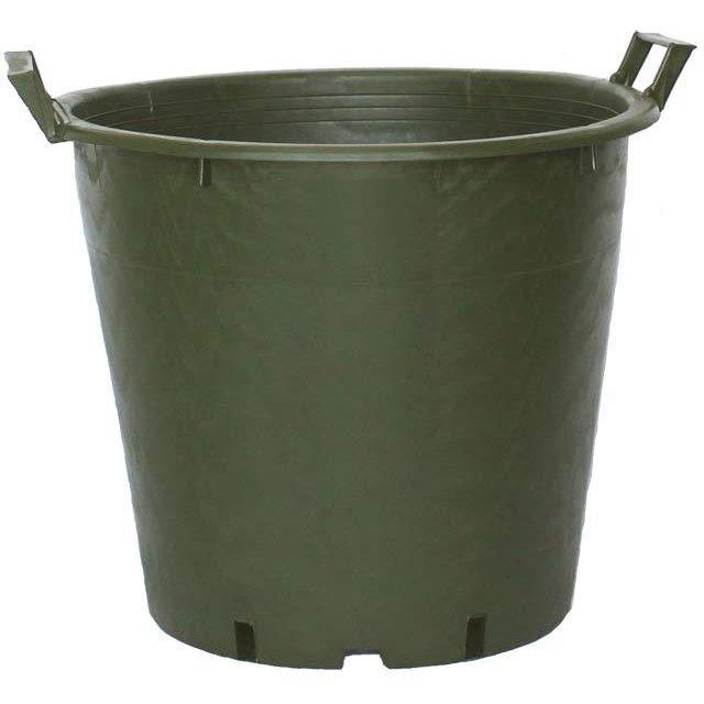 送料無料 ナーセリーポット 17個セット 15号 35L φ45cm 持ち手付 プランター 丸 大型 緑 グリーン 植木鉢 シンプル 大量 まとめ 生産者 農園 業務用 プロ GP45の画像