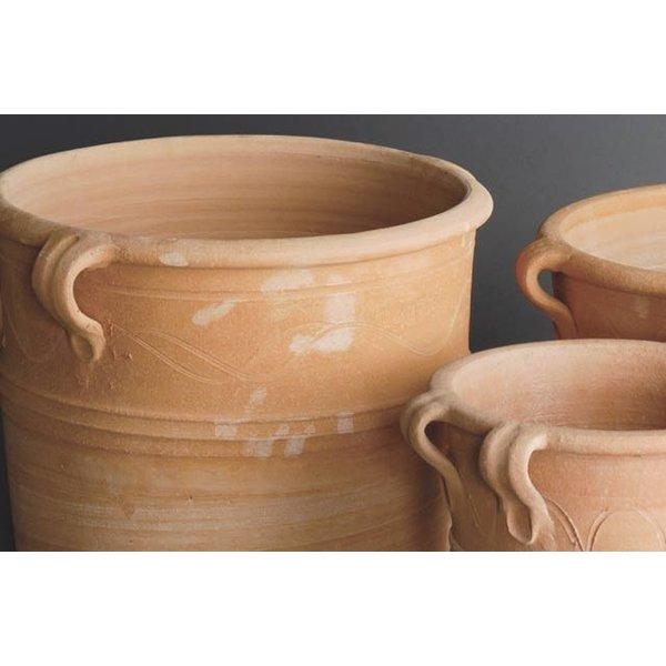 ギリシャ製 テラコッタ プランター フラスカA 直径45cm 高さ40cm クレタ島シリーズ Crete in Greece Flaska GR-CC-22A 送料無料 素焼き 植木鉢の画像