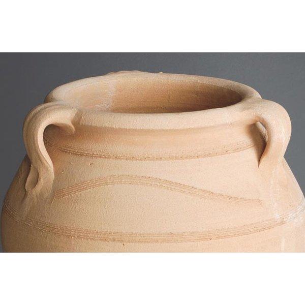 ギリシャ製 テラコッタ プランター フェストス 直径40cm 高さ45cm クレタ島シリーズ 送料無料 Crete in Greece Korinthosu GR-CC-32 素焼き 植木鉢の画像