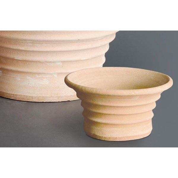 ギリシャ製 テラコッタ プランター アポロンB 直径60cm 高さ34cm クレタ島シリーズ Crete in Greece Apollon GR-CC-39B 素焼き 植木鉢の画像