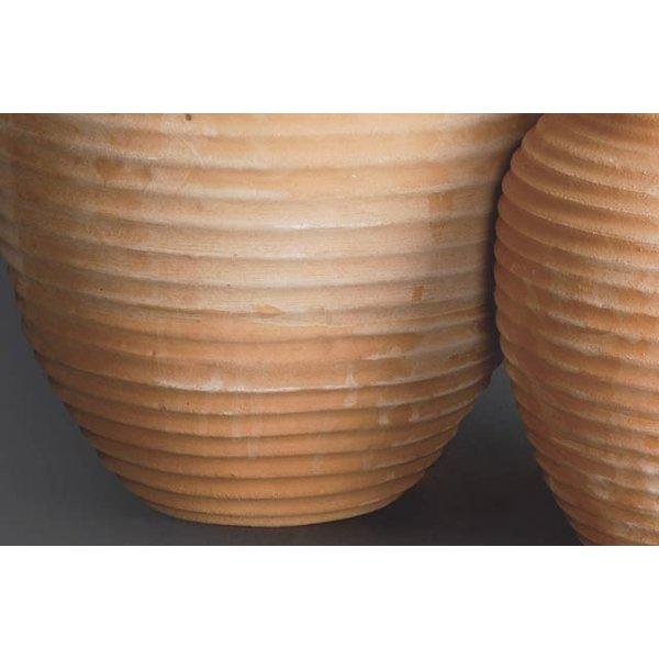 ギリシャ製 テラコッタ プランター クノッソスB 直径34cm 高さ38cm クレタ島シリーズ 素焼き 植木鉢 Crete in Greece Knossos GR-M-1B 送料無料_2