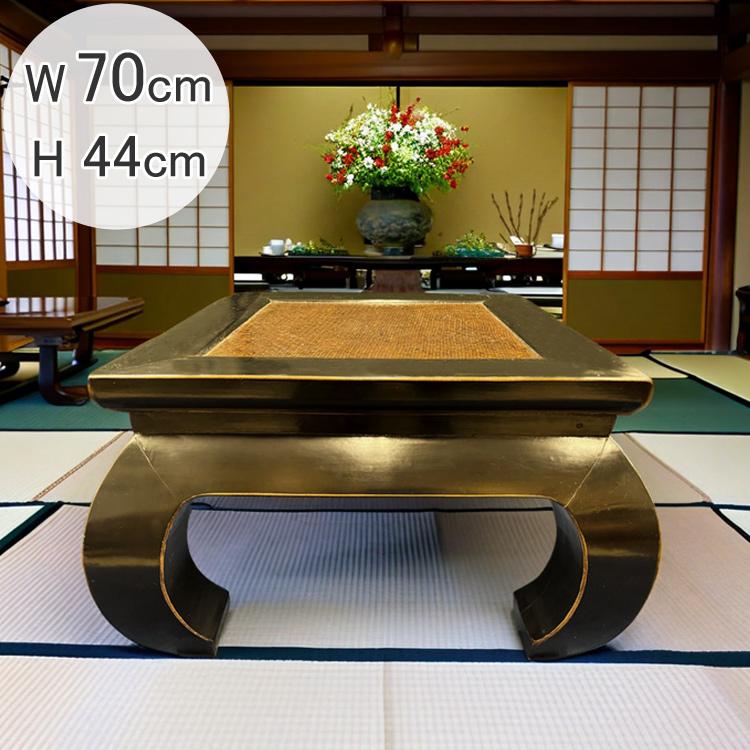 花梨　テーブル　ちゃぶ台　アンティーク　天然木　ヴィンテージ　昭和レトロ テーブル 送料無料 古木 テーブル W70cm 座卓 ちゃぶ台 低い ロー