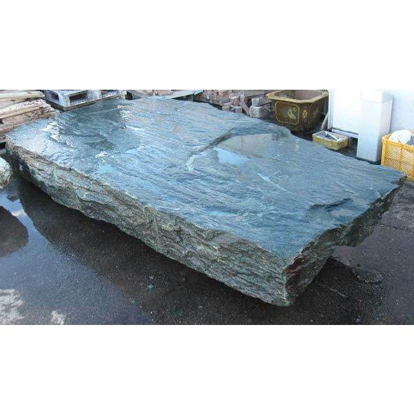 三波石 巨石 沓脱石 飛び石 延段 踏石 幅約3m63cm 特大 庭石 敷石 和風