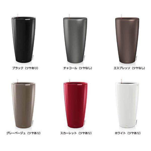 ドイツ製 デザイン プランター ロンド 32 直径32cm 高56cm 底面灌水セット付 Rondo LE-3132 レチューザ Lechuza Premium MADE IN GERMANYの画像