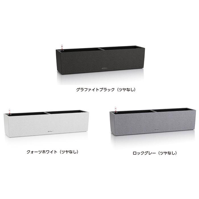 ドイツ製デザインプランター バルコネラ ストーン 80 長さ80cm 高さ19cm 底面灌水セット付 送料無料 レチューザ おしゃれ 軽量 プラスチック 植木鉢 LE-7280の画像