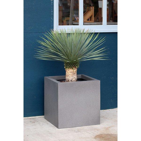 スクエア アーバン45 高さ45cm 幅45cm GFRP製 10号鉢 おしゃれ 軽い 屋外 植木鉢 軽量 スクエア型 マリンファイバープランター 繊維強化プラスチックの画像