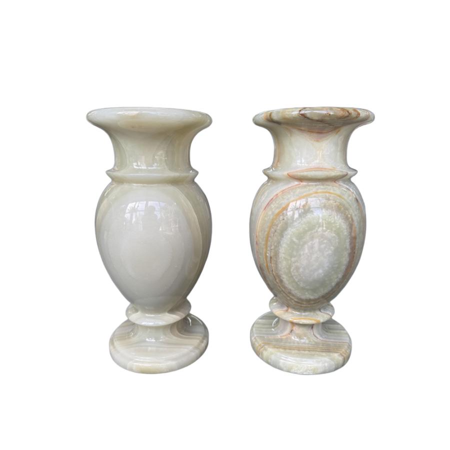 オニックス 花瓶 ペア 2個セット オニキス インテリア 飾り壺 天然石