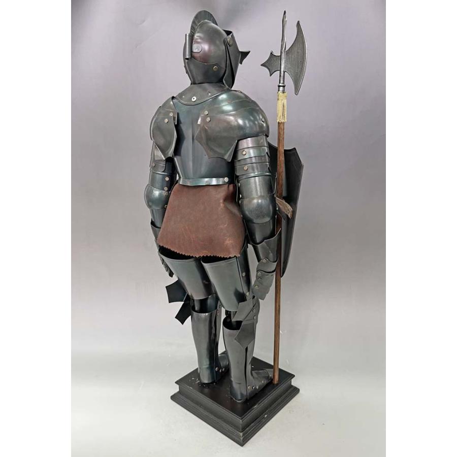 イタリア製プレートアーマーオブジェ 西洋甲冑 H55cm 1台限定 アルミ 