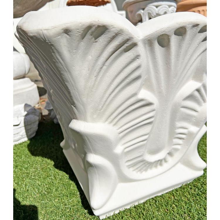 イタリア製 プランター エジプト NE1185 W50cm 62L おしゃれ ホワイト 白 植木鉢 大きい フラワーポット 樹脂製 プラスチック 特別セール品_3