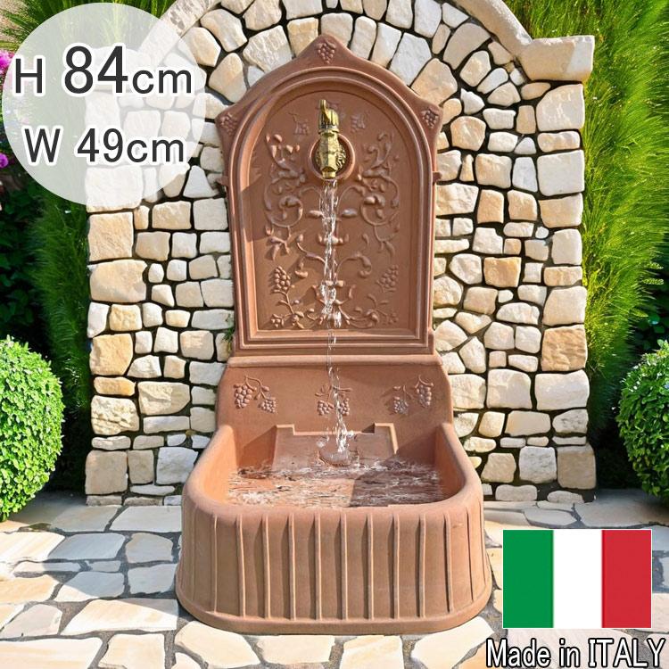 イタリア製 立水栓 装飾 おしゃれ 水道 シンク 樹脂製 蛇口 付き