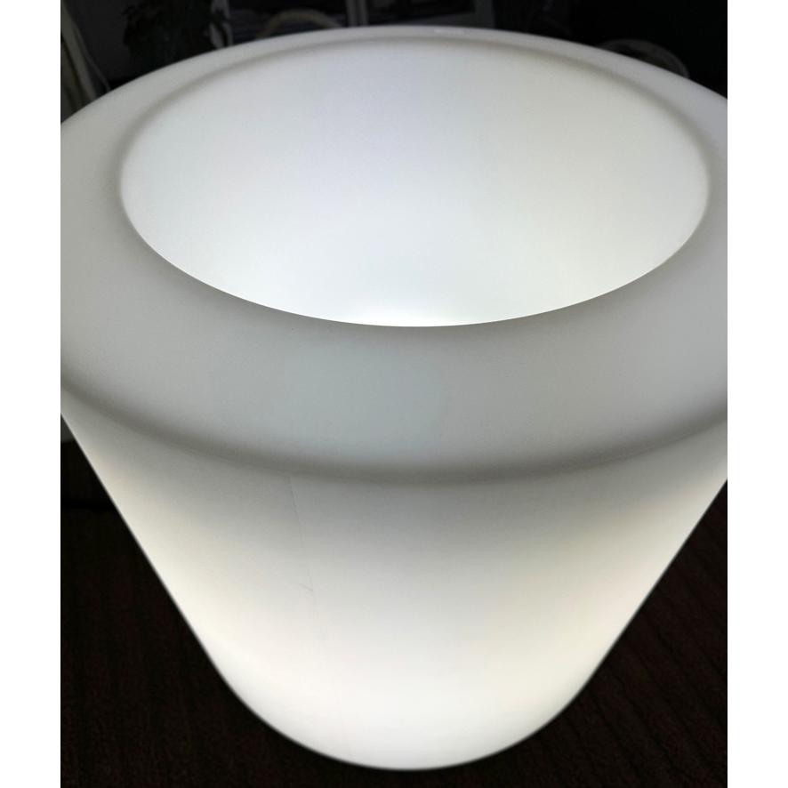 イタリア製イルミネーション プランター ライト付き φ50cm 樹脂製 フラワーポット LED 間接照明 おしゃれ 植木鉢 送料無料 特別セール品の画像