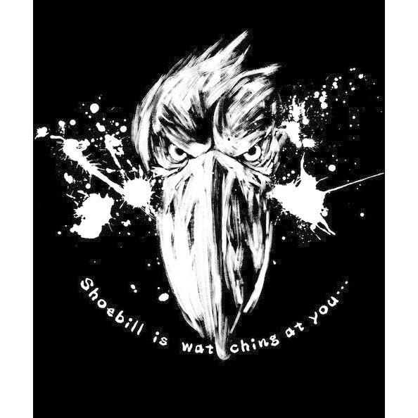 バックプリント フルジップパーカー 墨絵 ハシビロコウ ブラック かっこいい プレゼント ギフト 贈り物 増子商店やったれ制作部 通販 Yahoo ショッピング