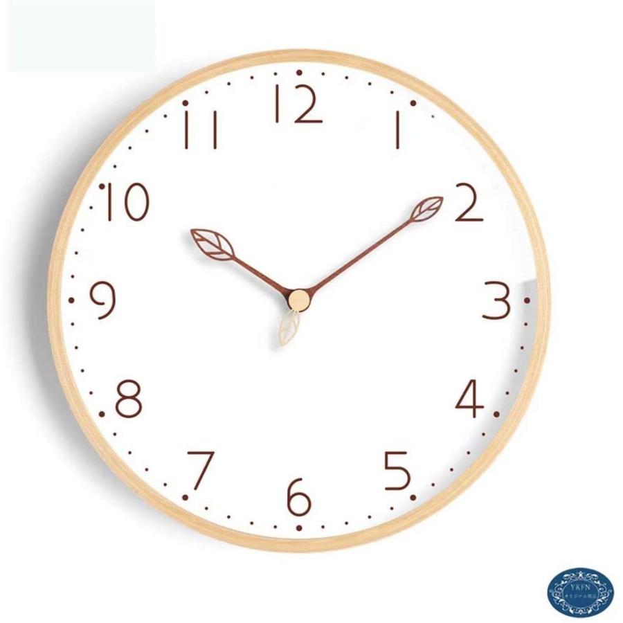 流行に 時計 おしゃれ 壁掛け時計 クロック 掛け時計 北欧 木製時計 かわいい 円形 見やすいシンプルな文字盤 連続秒針 静音 無音 天然木 飾り付け 電池 安い購入 Zoetalentsolutions Com