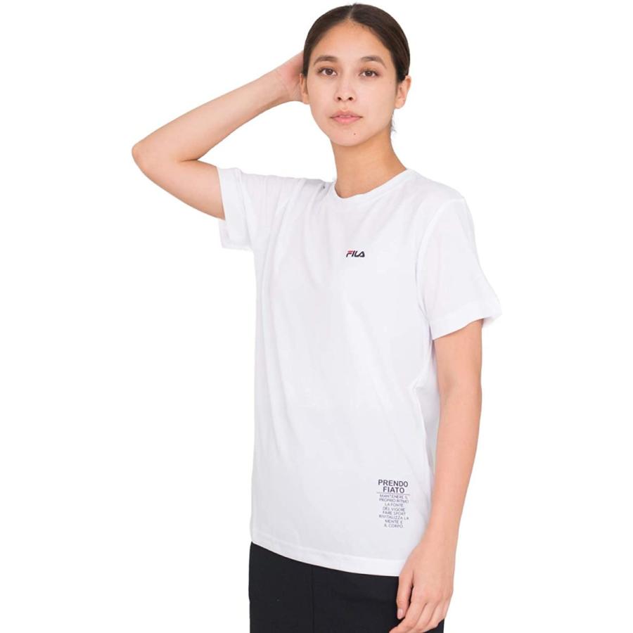 フィラ Fila フィラ Lady S ワンポイント刺繍半袖tシャツ Fl1550 Tシャツ レディース ホワイト 日本 M 日本サイズm相当 Zsrgny7ctr レディースファッション Www Elghoniemy Com