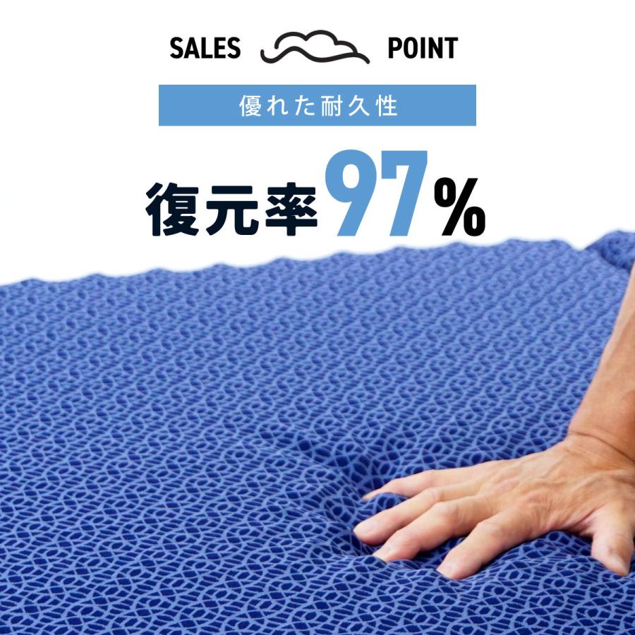 ロマンス小杉 マットレス ダブル 三つ折り 安心の国産 ぐっすり快眠