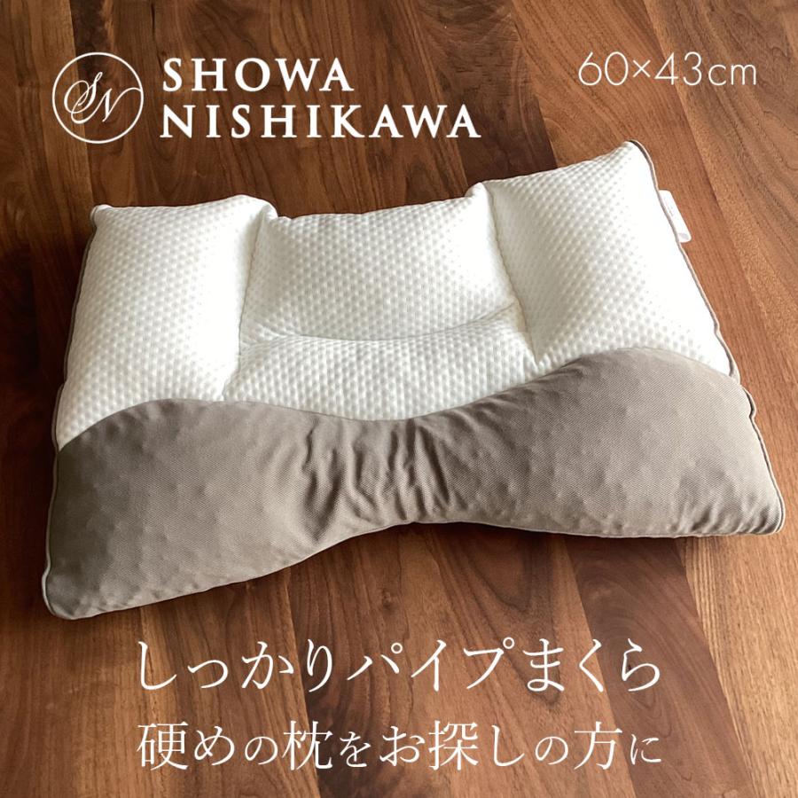 西川（nishikawa） 枕 昭和西川 しっかりパイプまくら 洗える 軽量