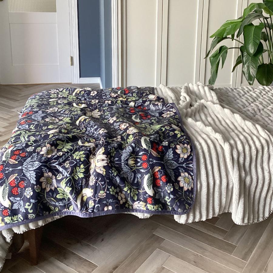 ロマンス小杉 ひざ掛け 大判 日本製 毛布 ハーフケット ブランケット