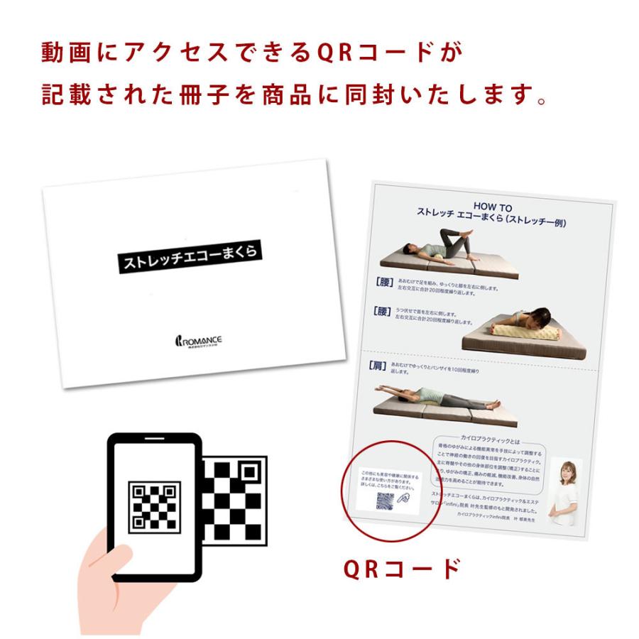 全身用 ストレッチ ピロー ロマンス小杉 ストレッチエコーまくら サポートピロー 腰 肩 首 足 全身ストレッチ 4505-1010